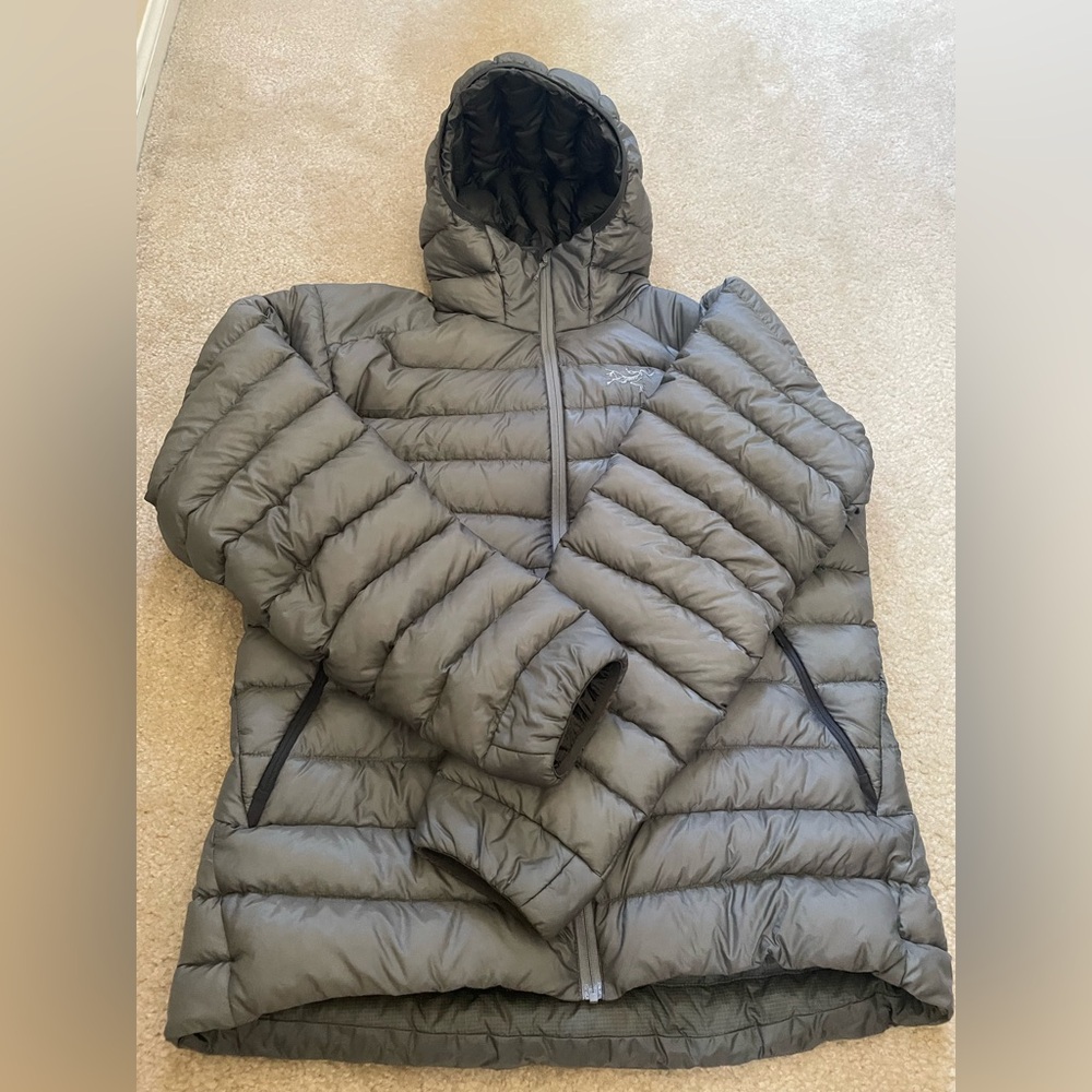 Arc'teryx Men's Cerium LT Hoody Jacket Size Medium Gray/Silver